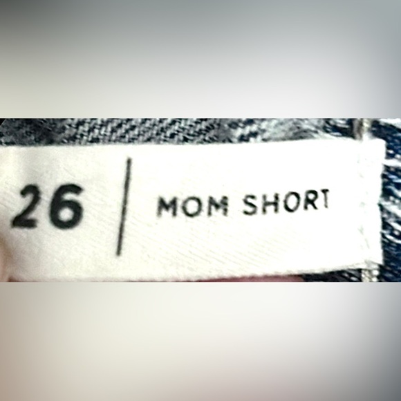 PacSun Mom Shorts High Waist Acid & Stone Washed Cotton Light Blue Wash Size 26 - Picture 9 of 11